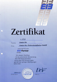 Zertifikat EiB Partner